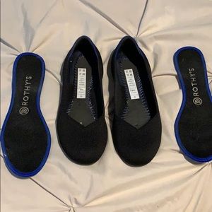 Rothy’s Round Toe Solid Black Size W 8.5